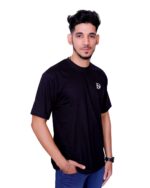 Dr. SaaB Men’s Regular Fit T-Shirt Black / White - Image 4