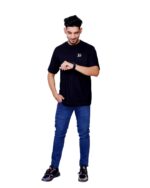 Dr. SaaB Men’s Regular Fit T-Shirt Black / White - Image 3