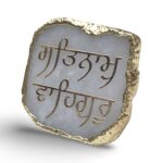 Satnam Waheguru Natural Agate Stone Night Lamp - Image 8