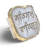 Satnam Waheguru Natural Agate Stone Night Lamp - Image 6