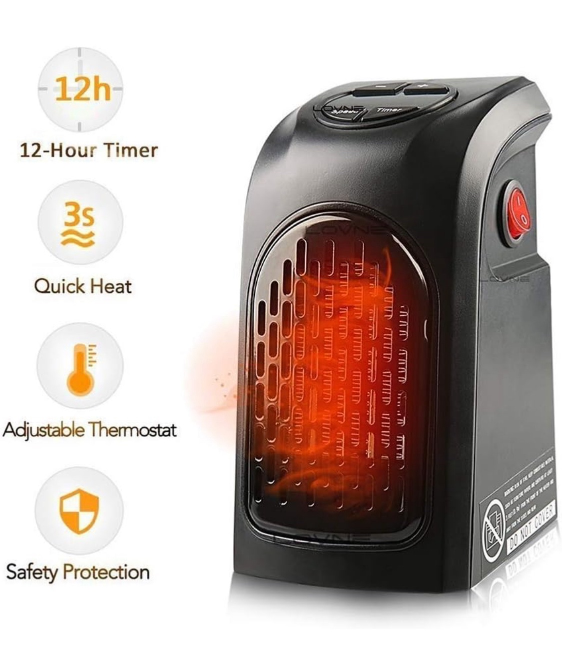 img_5715 Dr. SaaB - Compact Plug-in Electric 400 Watts Handy Room Heater - Image 5