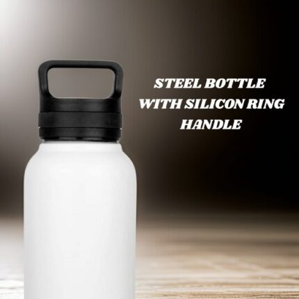 Dr SaaB Steel Bottle With Silicon Ring Handle