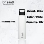 Dr SaaB Steel Bottle With Silicon Ring Handle - Image 2