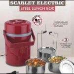 Dr SaaB Premium Scarlet Electric Steel Lunch box