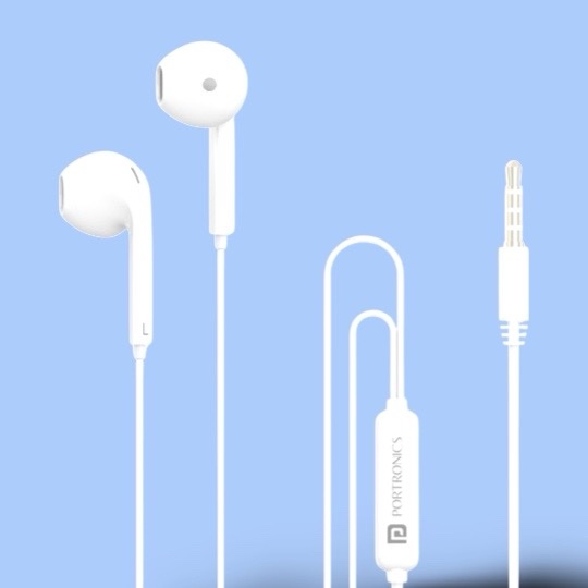 img_6234 Portronics Conch Beta in-Ear Wired Earphone.(White) - Image 3