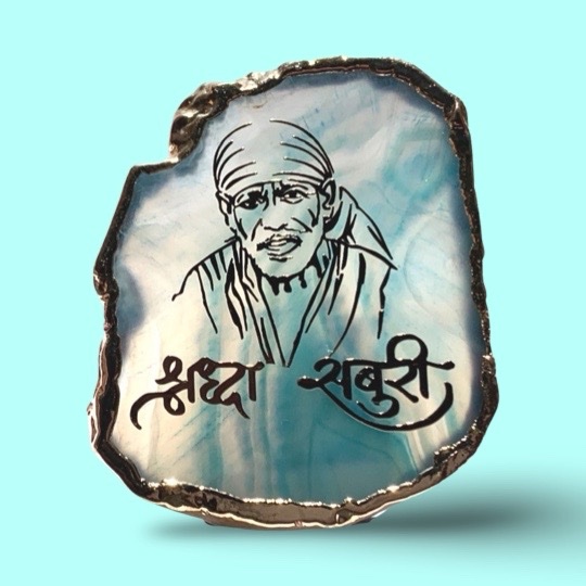 img_6311 Dr SaaB Sai Shardha Saburi Idol For Car Dashboard, Gift Item - Image 1